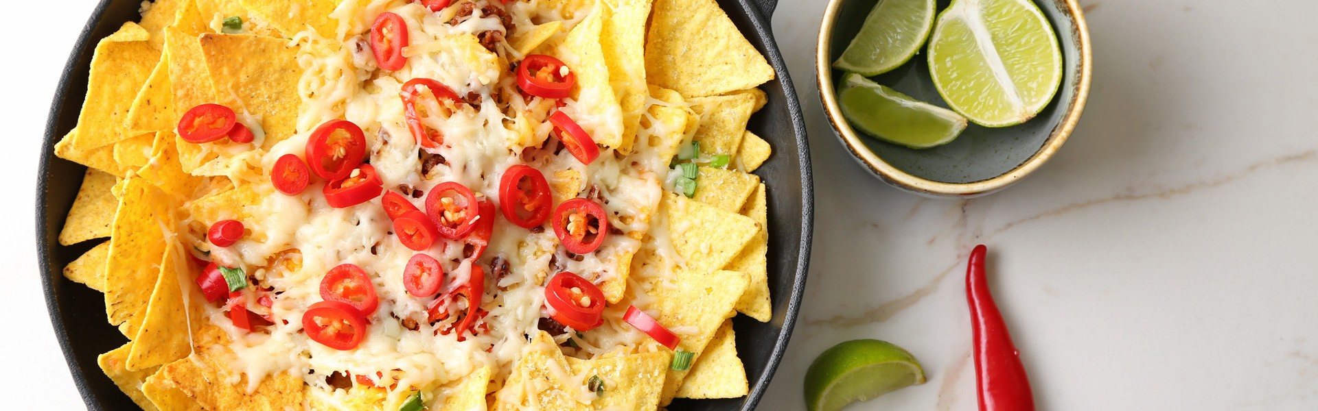 Loaded nachos sa sirom