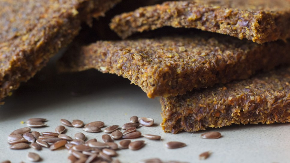Flax carrot bread