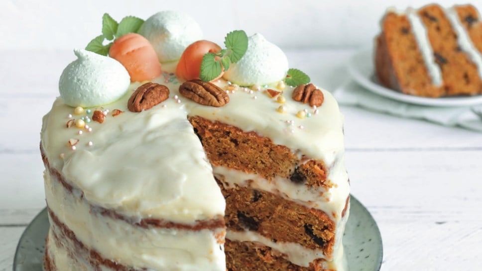 torta od mrkve s kremom od sira