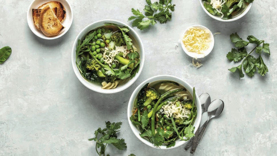 zelena minestrone juha