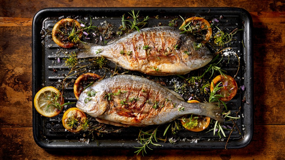 grillane orade s limunom i ruzmarinom