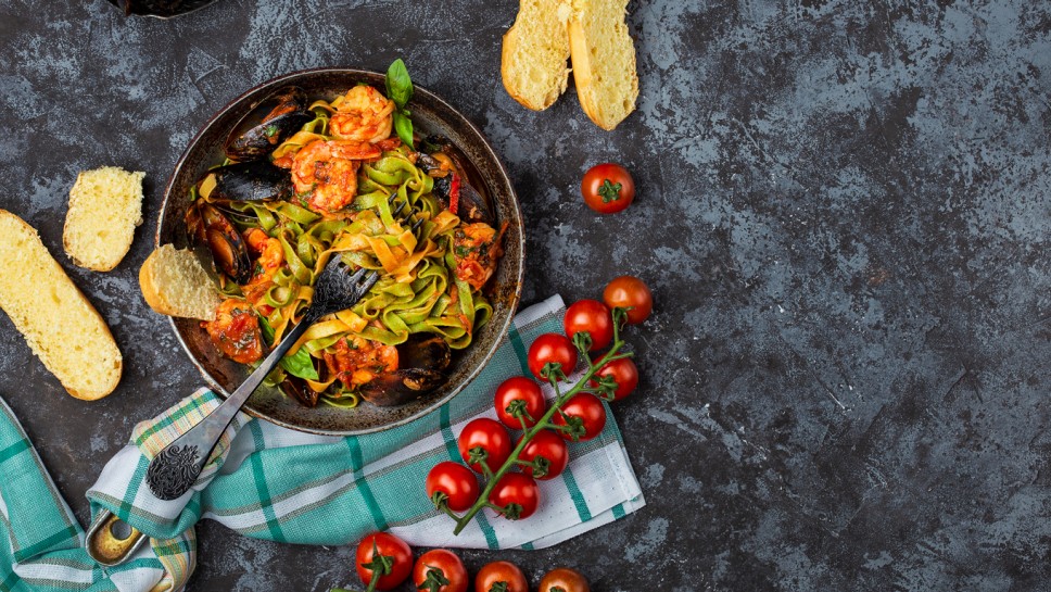 tagliatelle s morskim plodovima
