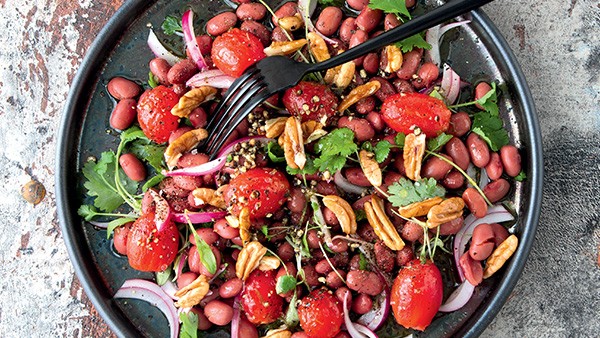 Salata od graha i rajčica s orasima - Dobar tek SPAR