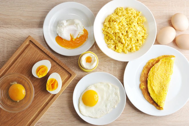 razicite vrste jela s jajima - kuhana, omlet, jaje na oko