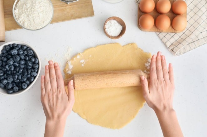 priprema tijesta za galette kolac