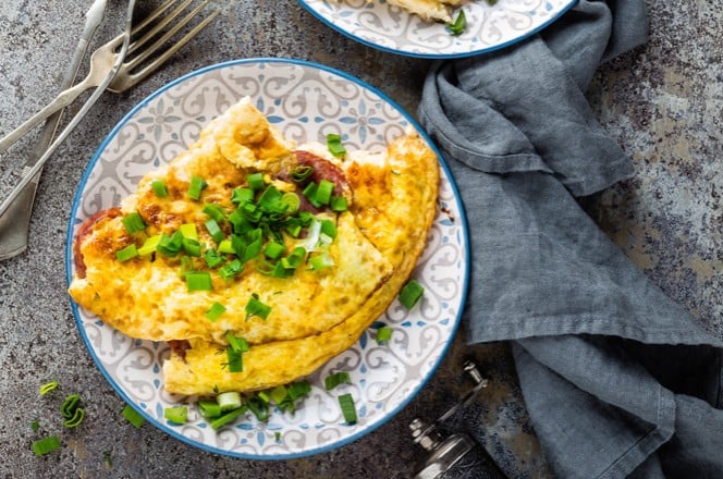 omlet na tanjuru