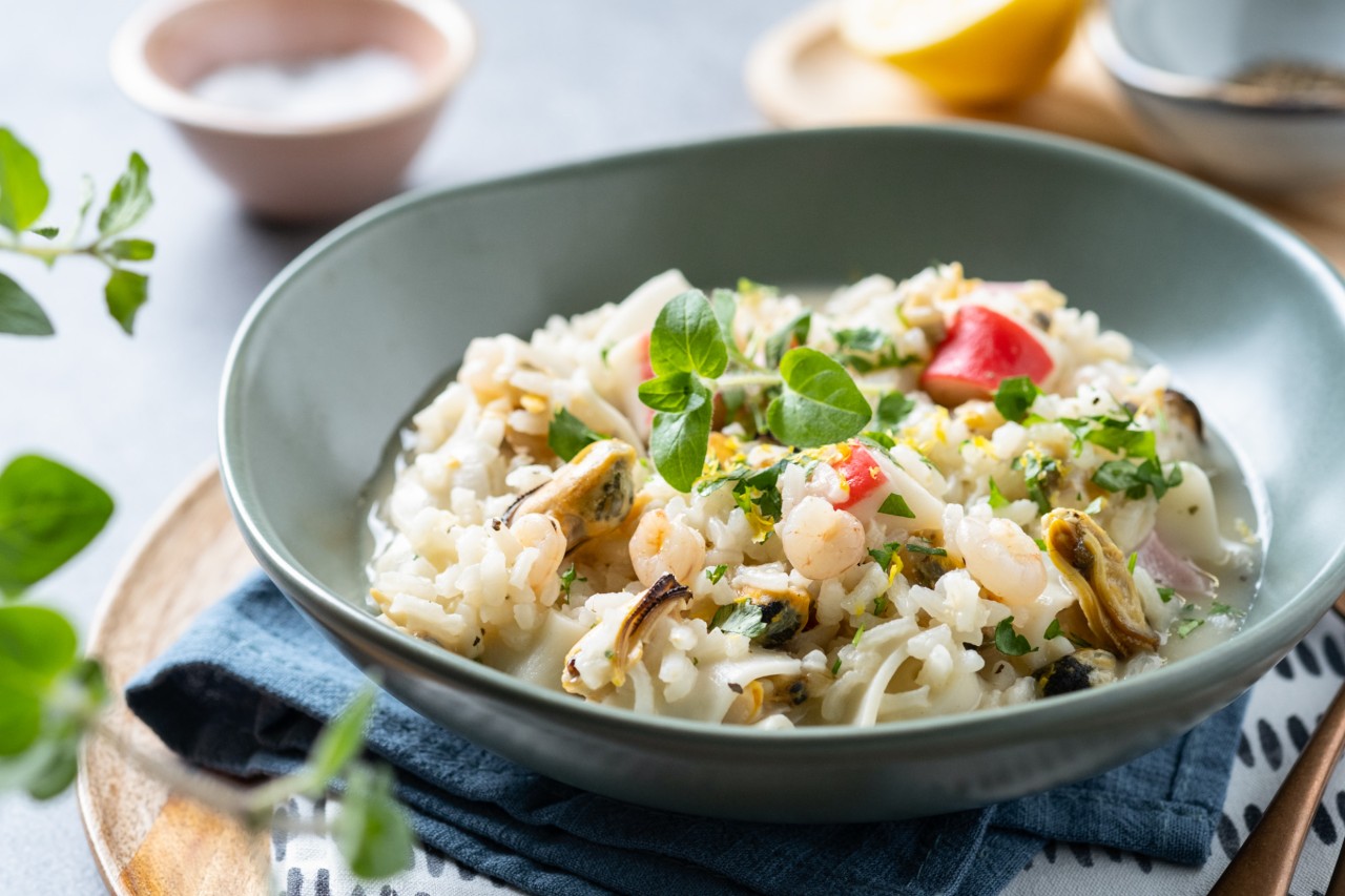 Recept: Kremasti rižoto s morskim plodovima | Dobar tek